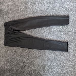Faux leather leggings